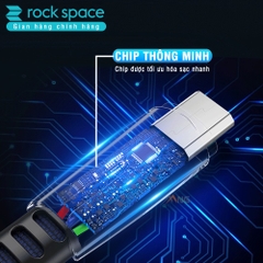 Dây sạc IP chính hãng Rockspace M2 chuẩn sạc nhanh ổn định có đèn led bảo hành 1 năm