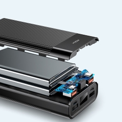 Pin sạc dự phòng Rockspace P82 20.000 mAh hỗ trợ sạc nhanh chuẩn QC,PD cho Samsung và iPhone