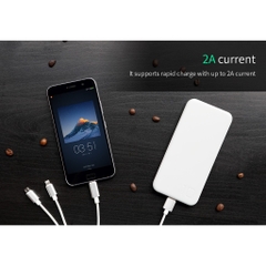 Cáp Rock dây dù 3 cổng Lightning / Micro USB/ chuẩn C