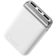 Sạc dự phòng mini chính hãng Rockspace P71 dung lượng 10.000 mAh  cho điện thoại iphone, Samsung, huawei, Oppo