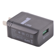 Củ sạc Rock Space T12 1A 1 cổng QC3.0 (Trắng)