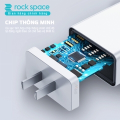 Củ sạc nhanh cho iphone Rockspace T12 pro chuẩn sạc nhanh PD 20W, cổng ra typeC hàng chính hãng bảo hành 12 tháng