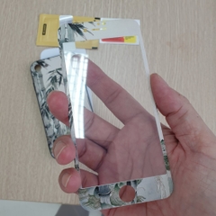 Kính cường lực full màn 3D WK hoa văn, độ cứng 9H dành cho iphone 6,iphone6s,iphone 7,iphone8 tặng kèm ốp chống sốc
