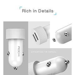 Tẩu sạc trên xe hơi Rockspace Sitor 2 cổng USB
