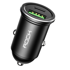 Tẩu sạc xe hơi Rockspace H13 cổng kép A + C PD 20W , nhỏ gọn sạc không nóng máy hàng chính hãng có bảo hành 12 tháng