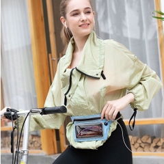 Túi đựng điện thoại đeo thắt lưng chống thấm nước tiện dụng khi tập thể dục có thể điều chỉnh cho nam và nữ