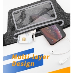 Túi đựng điện thoại đeo thắt lưng chống thấm nước tiện dụng khi tập thể dục có thể điều chỉnh cho nam và nữ