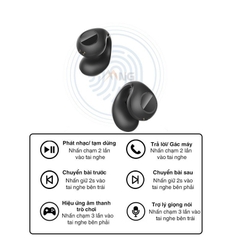 Tai nghe bluetooth không dây kẹp vành tai Rock Sound EarCuffs TWS Earphone Rockspace BH 12 tháng