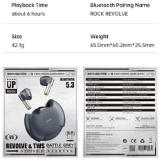Tai nghe Bluetooth không dây nhét tai TWS Rockspace Rotating Hàng chính hãng BH 12 tháng