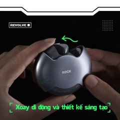 Tai nghe Bluetooth không dây nhét tai TWS Rockspace Rotating Hàng chính hãng BH 12 tháng