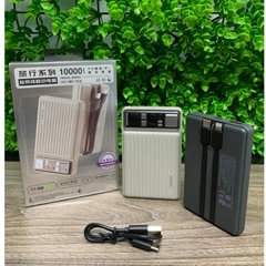 Pin dự phòng tích hợp cáp sạc 2 in 1 Rockspace P92 10000mAh sạc nhanh PD20W BH 12 tháng