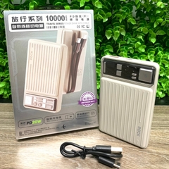 Pin dự phòng tích hợp cáp sạc 2 in 1 Rockspace P92 10000mAh sạc nhanh PD20W BH 12 tháng