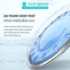 Tai Nghe nhét tai có dây Rockspace ES05 jack 3.5mm có mic nghe nhạc chơi game BH 1 năm