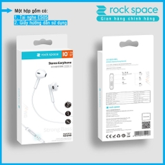 Tai Nghe nhét tai có dây Rockspace ES05 jack 3.5mm có mic nghe nhạc chơi game BH 1 năm