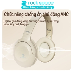 Tai nghe bluetooth chụp tai Rockspace O3 headphone không dây chống ồn chủ động ANC hàng chính hãng
