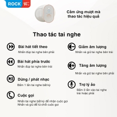 Tai nghe bluetooth không dây nhét tai Rockspace EB900 TWS có mic hàng chính hãng bảo hành 12 tháng
