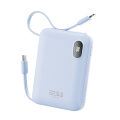 Pin sạc dự phòng tích hợp dây sạc Rockspace Y11 mini sạc nhanh 22.5w 10000mAh hàng chính hãng có BH