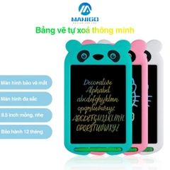 Bảng vẽ tự xoá điện tử vẽ viết thông minh đa sắc màu Manigo KS08501 gấu Panda kích thước 8'' dành cho trẻ em Hàng chính