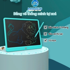 Bảng vẽ tự xoá điện tử vẽ viết thông minh đa sắc Manigo KS0150 màn hình LCD 15" hàng chính hãng