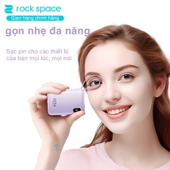 Pin sạc dự phòng tích hợp dây sạc Rockspace Y11 mini sạc nhanh 22.5w 10000mAh hàng chính hãng có BH