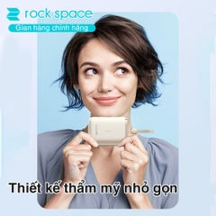 Pin dự phòng mini tích hợp dây sạc Rockspace Powersack 10000mAh sạc nhanh 22.5w bảo hành 12 tháng