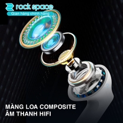 Tai nghe bluetooth không dây nhét tai Rockspace EB700 TWS có mic hàng chính hãng bảo hành 12 tháng