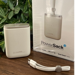 Pin dự phòng mini tích hợp dây sạc Rockspace Powersack 10000mAh sạc nhanh 22.5w bảo hành 12 tháng