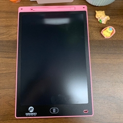 Bảng vẽ viết tự xoá thông minh đa sắc Manigo KS0120-2 12 inch màn hình LCD bảo vệ mắt cho trẻ em BH 1 năm