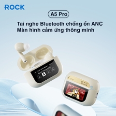 Tai nghe bluetooth chính hãng Rockspace A5 pro true wireless ko dây chống ồn chủ động ANC Bh 1 năm