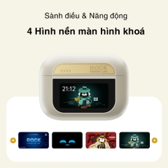Tai nghe bluetooth chính hãng Rockspace A5 pro true wireless ko dây chống ồn chủ động ANC Bh 1 năm