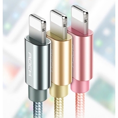 Dây Cáp Sạc iphone RockSpace 20cm dây dù sạc nhanh ổn định hàng chính hãng bảo hành 12 tháng
