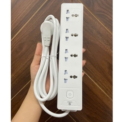 Ổ cắm điện kéo dài chữ nhật Manigo UNS 1K4 4 ổ cắm độ dài dây cắm 2,5 mét Bảo hành 18 tháng
