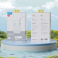 Pin sạc dự phòng Y18 Rockspace sạc nhanh 20000mAh tích hợp cáp sạc lightning bảo hành 12 tháng