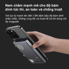 Pin sạc dự phòng không dây 10000mAh sạc nhanh PD 20W Rockspace Retro Magnetic Wireless BH 12 tháng