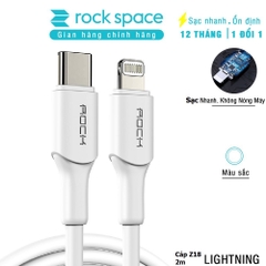 Củ sạc nhanh iPhone PD 20W Rockspace T18 Bảo hành 12 tháng lỗi 1 đổi 1