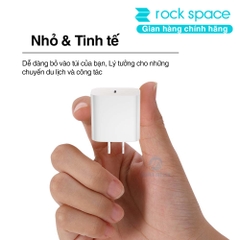 Bộ Sạc nhanh 20W Rockspace T18 hàng chính hãng bảo hành 12 tháng 1 đổi 1