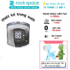 Tai nghe bluetooth không dây nhét tai TWS Rockspace Air Bubble hàng chính hãng BH 12 tháng