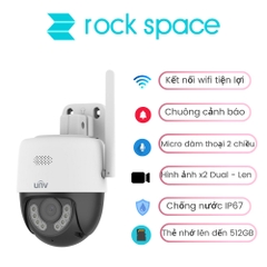 Camera IP Wifi PTZ ngoài trời UNV IPC-P1A-M3F4D đàm thoại 2 chiều xoay 360 bảo hành 24 tháng