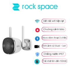 Camera IP Wifi ngoài trời UNV IPC-B2D-M3F4D đàm thoại 2 chiều xoay 36 chống nước BH 24 tháng