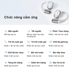 Tai nghe bluetooth không dây kẹp vành tai Rockspace X718 Bluetooth Earphones bảo hành 12 tháng