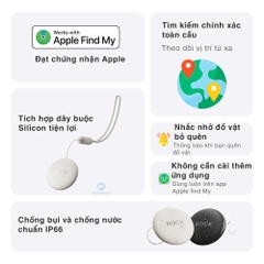 Thiết bị định vị thông minh smart tag ROCKSPACE Wireless positioning chống thất lạc đồ vật có BH