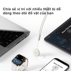 Thiết bị định vị thông minh smart tag ROCKSPACE Wireless positioning chống thất lạc đồ vật có BH