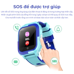 Đồng hồ thông minh định vị trẻ em Manigo MF56 Lắp sim nghe gọi độc lập call video chống nước