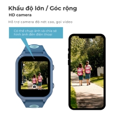 Đồng hồ thông minh trẻ em Manigo MT56 lắp sim nghe goi định vị call video cảnh báo nguy hiểm