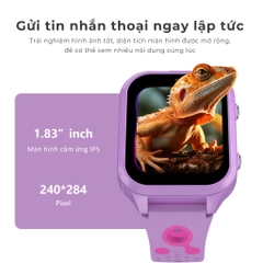 Đồng hồ thông minh trẻ em Manigo MT56 lắp sim nghe goi định vị call video cảnh báo nguy hiểm