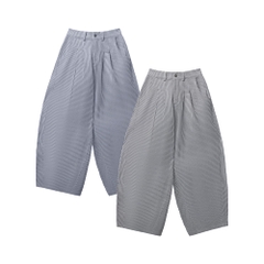 Stripe Curved Pants