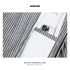 Striped Boxy Jacket