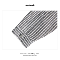 Striped Boxy Jacket