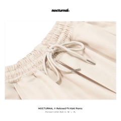 Relaxed Fit Kaki Pants
