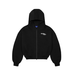Culture Zipper Boxy Hoodie